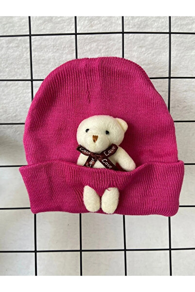 Wanderlust Plush Teddy Bear Detailed Beanie Flexible Fabric for All Ages Unis...