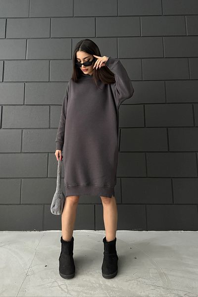 Sun Victoria Rochie hanorac supradimensionată cu glugă, antracit, cu 3 fire, în interior