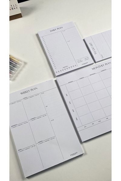 Apeirona | Limitless Art Mega Planning Set - Monthly - Weekly - Daily - To-Do List - Single Product