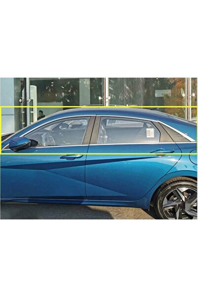 HasbeeParts Hyundai Elantra Cam Çıtası Çerçevesi 12 parça Kromu Nikelajı 2021...