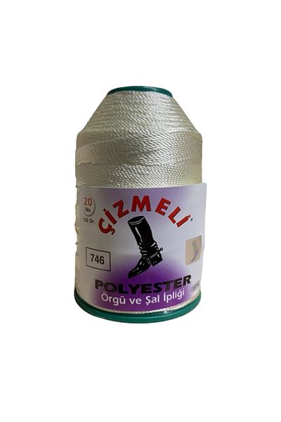 EleganTShoP Polyester Knitting and Shawl Yarn with Boots No:20 100 gr