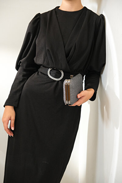 ROZA CANTA Geantă portofoliu pentru rochie de seară pentru femei Platinum Kumsim