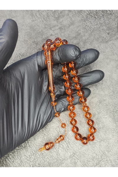 Mos Tespih Πούδρα κεχριμπαρένιο χρώμα σε χρώμα ελαιόλαδου Τεσβιράς