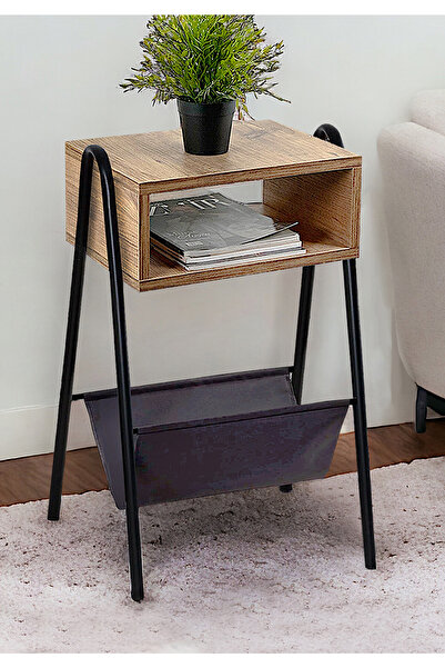 Weblonya Yan Sehpa Komodin Ofis Sehpası Çantalı Sehpa 5003