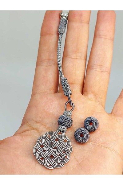 Yasamtohumu Мідні вироби ручної роботи Kazaz Püskül & 2 Habbeli Takım (45560)