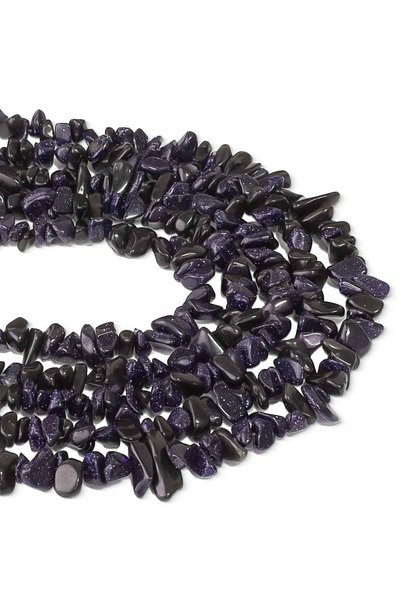 AKSESUARONE NAVY BLUE STAR STONE NATURAL STONE CRACKET ARRAY 80 CM