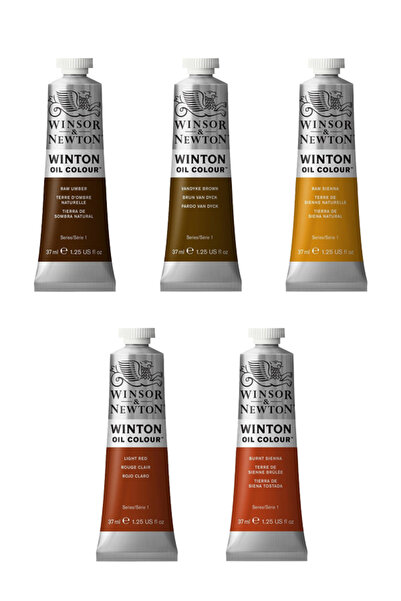 ÜSKÜDAR SANAT Winsor&Newton Yağlı Boya Seti 5'li Yağlı Boya Set Yağlı Boya Ba...