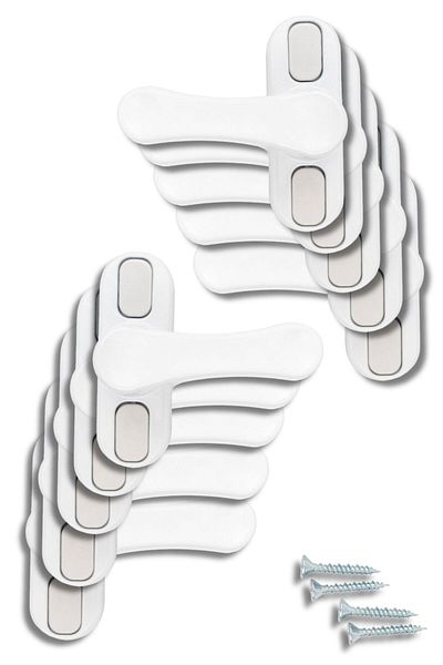 Pandogo Window Safety Lock Baby and Child Safety Designed Pimapen Window Lock 10 Pieces