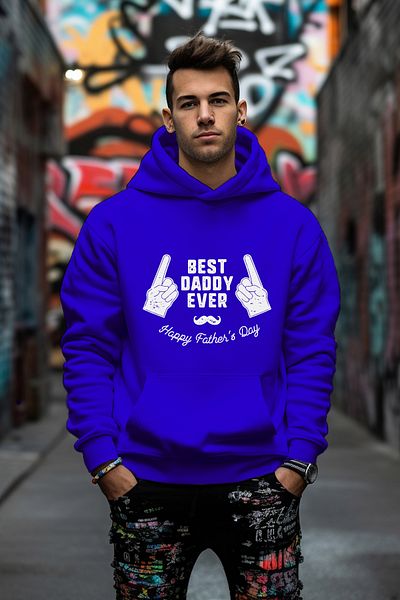 ADABEBEK Φούτερ Bast Daddy Ever Style Relaxed Cut Oversize