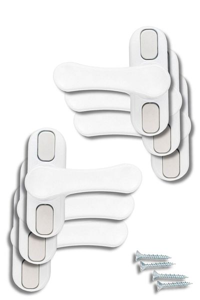 Pandogo Window Safety Lock Baby and Child Safety Designed Pimapen Window Lock 6 Pieces