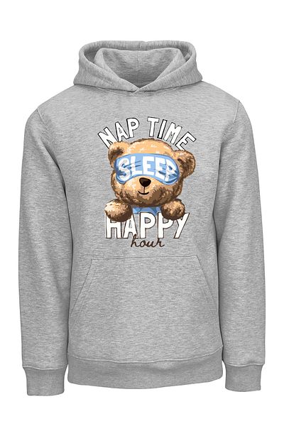 ADABEBEK Φούτερ με χαλαρή εφαρμογή σε στυλ Nap Time Happy