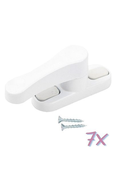 Pandogo White Pimapen Window Lock Keep Thieves Away Protect Your Children 7 Pieces
