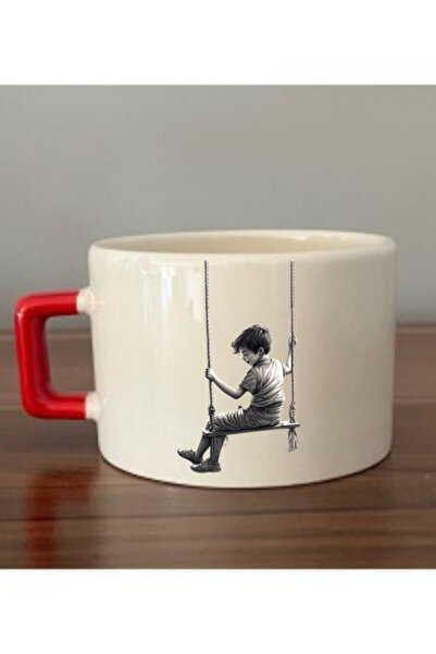 lili hediyelik كوب سيراميك للأطفال على شكل أرجوحة - كوب هدية للشاي والقهوة من...