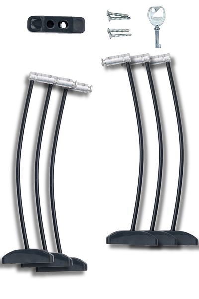 Pandogo Premium Window Lock for Child Safety Easy Installation Long Lasting 6 Pcs Anthracite