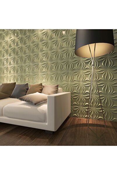 Duvarım 3 Boyutlu Boyanabilir PVC Duvar Paneli Anatolia (50-50 cm 4 adet-1 metrekare)