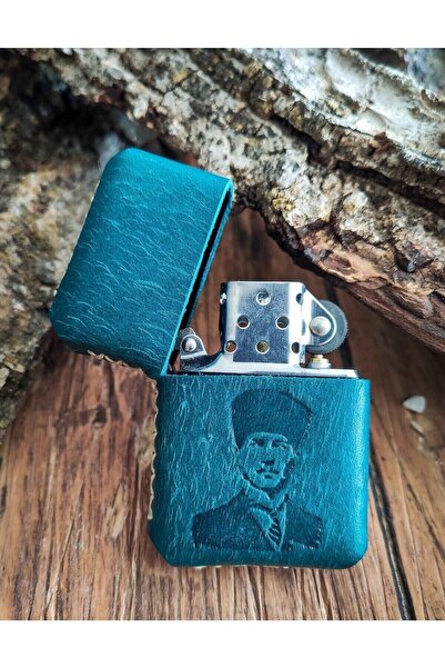 Atölye Çınar Leather Handmade El Yapımı Deri Kılıflı Zippo Çakmak