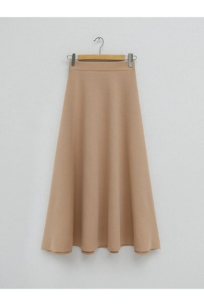 İPEK TUTUŞ Kiloş Skirt Milk Brown