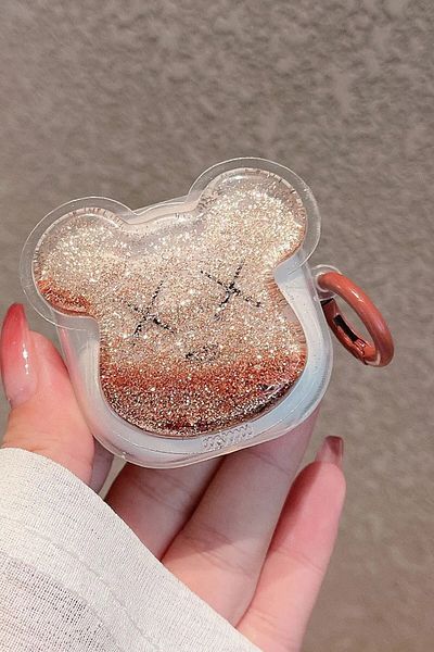 corcishop Samsung Galaxy Buds 2 - Buds Pro - Buds Live - Buds 2 Pro - Buds Fe Compatible Case with Decorated Heart Pattern