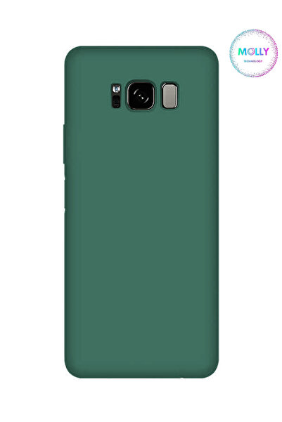 Molly Samsung Galaxy S8 İçin Kaktüs Liquid İçi Kadife Silikon Kılıf