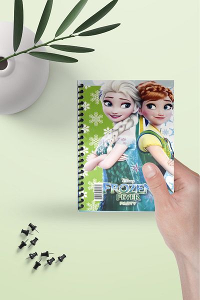 Kids Like A6 50 Sheets Spiral Frozn Notepad