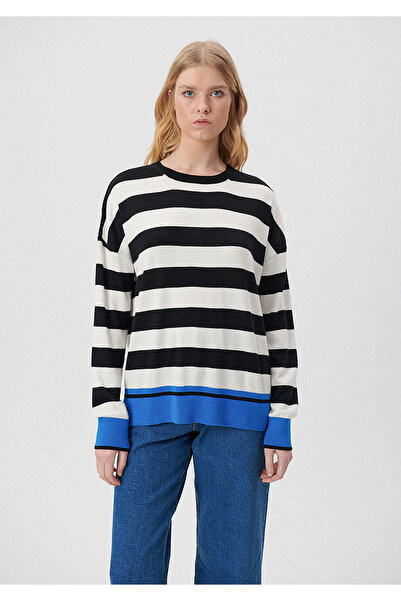 Mavi Pulover cu dungi Croială lejeră / Croială lejeră confortabilă 1710159-70901