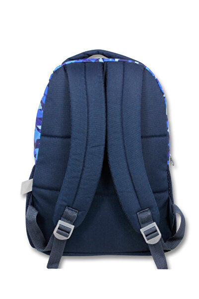 Cennec Rucsac albastru pentru băiat - țesătură İmperteks, geanta Ümit 3004