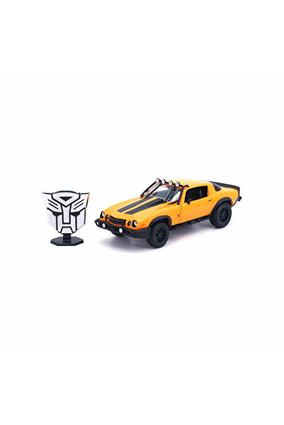 Jada Toys 1:24 Transformers 1977 Chevrolet Camaro Bumblebee Model Araba