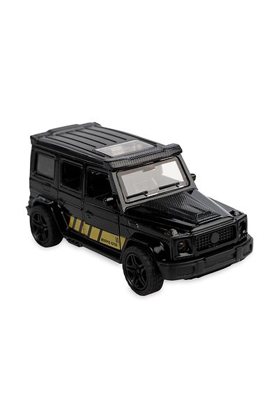 Vardem Toy Pull Drop Metal Jeep Black
