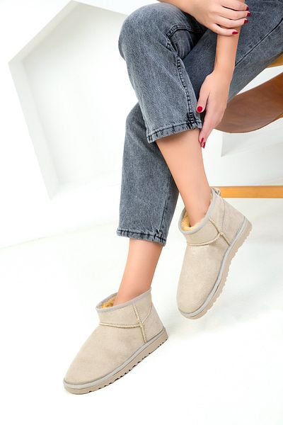 SOHO Beige Women's Boots & Booties 16602
