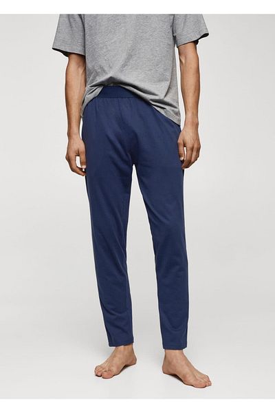MANGO Man Set de pijamale din bumbac
