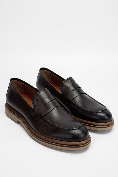 Tamer Tanca Men's Genuine Leather Loafer Shoes 537 3258 Erk Ayk Sk23/24
