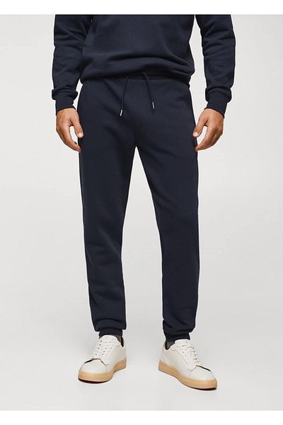 MANGO Man Bavlněné jogger kalhoty