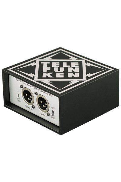 ezgicanmusic Telefunken Electroacoustic Tdp-2 Dual Passive Direct Box