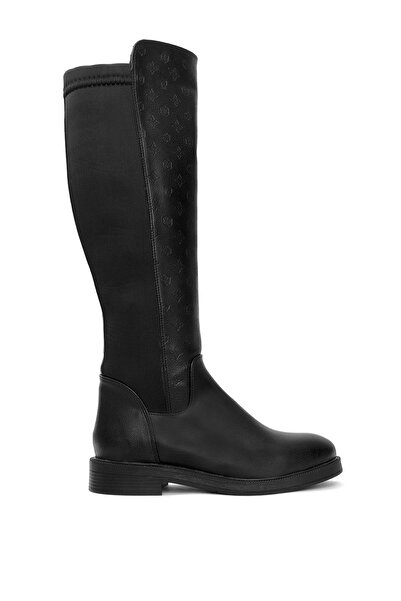 Pierre Cardin PC-52066B حذاء نسائي مطبوع باللون الأسود