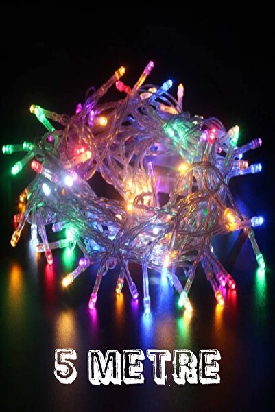 Sanctum Yılbaşı Ağacı RGB Led 5 Metre Kendinden Fişli( Renkli)