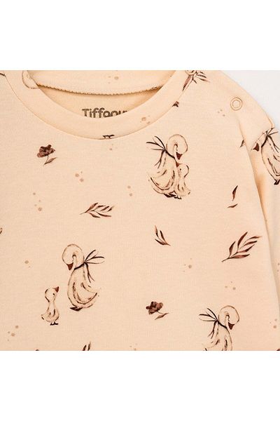 Tiffany Baby Mother Swan Organic Theme 2-Piece Baby Set 56012