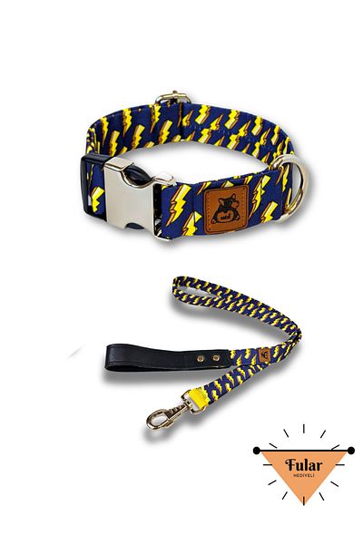 UTDpet Zeus Dog Collar and Travel Dispatch Strap Set (With Scarf Gift)