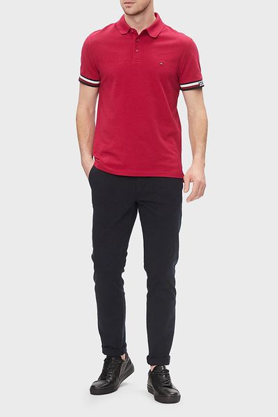 Tommy Hilfiger Cotton Slim Fit Polo T Shirt Men's POLO NECK T SHIRT MW0MW33585 XJV