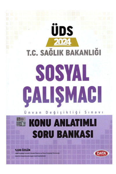 Data Yayınları 2024 Sağlık Bakanlığı Sosyal Çalışmacı Uds Unvan Değişikliği S...