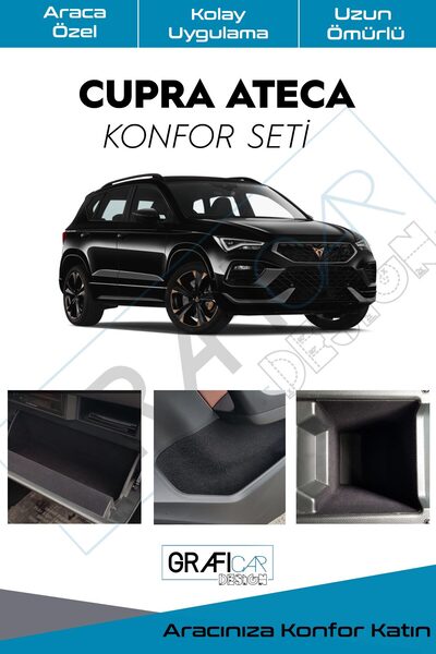 GRAFİCAR Cupra Ateca Konfor Seti Araç İçi Eşya Cepleri Ses Giderici Kaplama Set