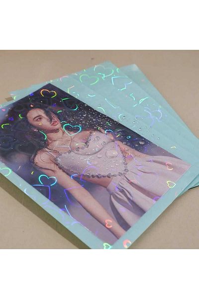 REN AKSESUAR Colorful Lomo Card Protector on the Back 10 pcs