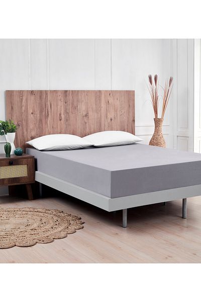 ATACA TEKSTİL Single Person Elastic Sheet Quality Fabric 100% Cotton, Sheet Cover Set, Breathable Fabric 90x200