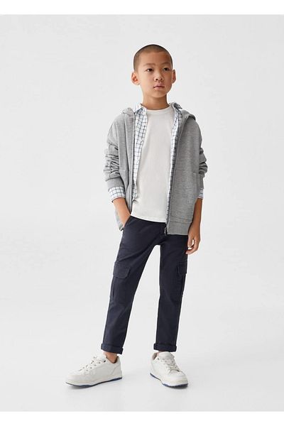 MANGO Kids Dark Blue Pants for Kids