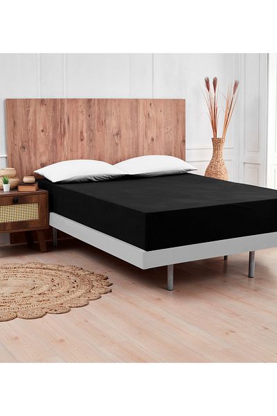 ATACA TEKSTİL Single Person Elastic Sheet Quality Fabric 100% Cotton, Sheet Cover Set, Breathable Fabric 90x200