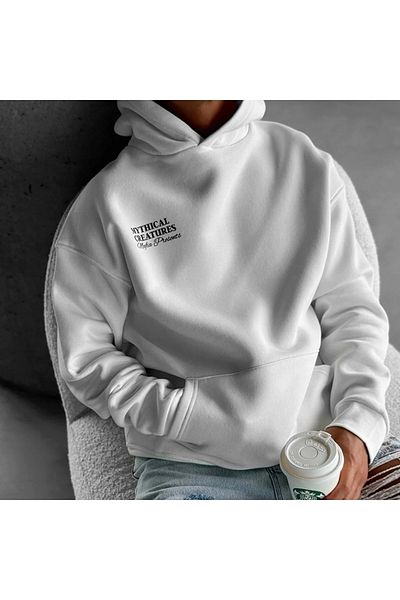 Machetta Plus Size Unisex Mafia Printed Sweatshirt