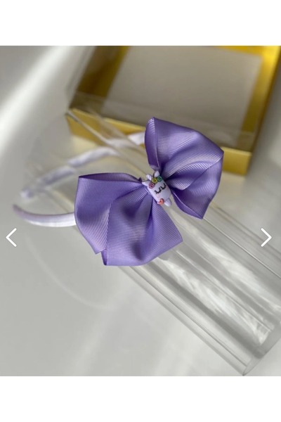 QUEEN AKSESUAR Специално проектирана луксозна лилава панделка с лъжичка за сл...