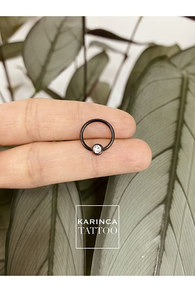 Karınca Piercing Jewelled Surgical Steel Piercing Ear Forward Helix Navel Septum Cartilage Ring Tragus Earrings