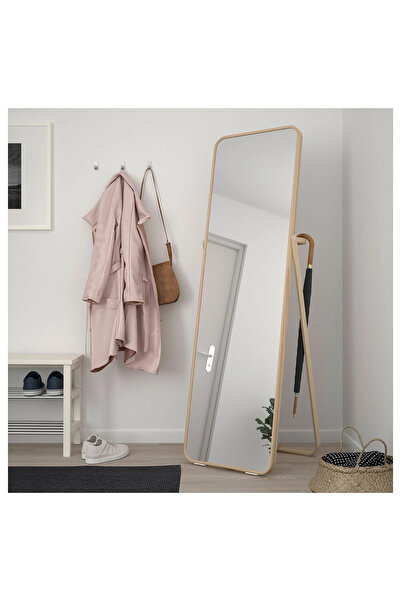 IKEA AKDENİZ MODERN IKORNNES dişbudak 52x167 cm ayaklı boy aynası