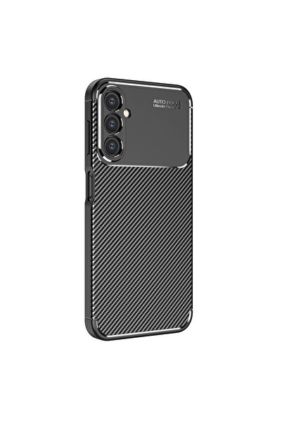 Rivor Samsung Galaxy A34 Uyumlu Kılıf Kamera Korumalı Darbe Emici Karbon Dese...