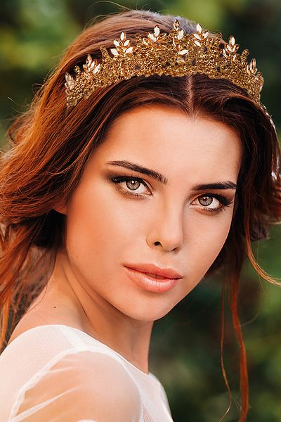 Hayalperest boncuk Coroana de prințesă cu piatră de cristal pentru nunți și petreceri personalizate